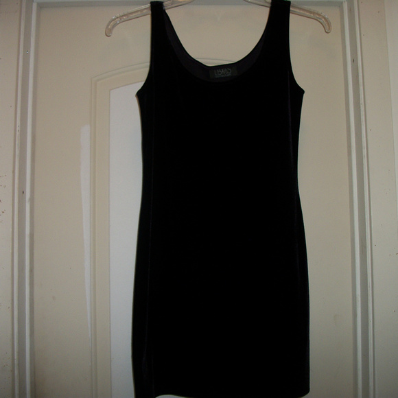 RICH GIRL JAZZ CLUB L.BAIES SEXY DARK PURPLE VELVET STRETCHY DRESS S - Picture 1 of 8